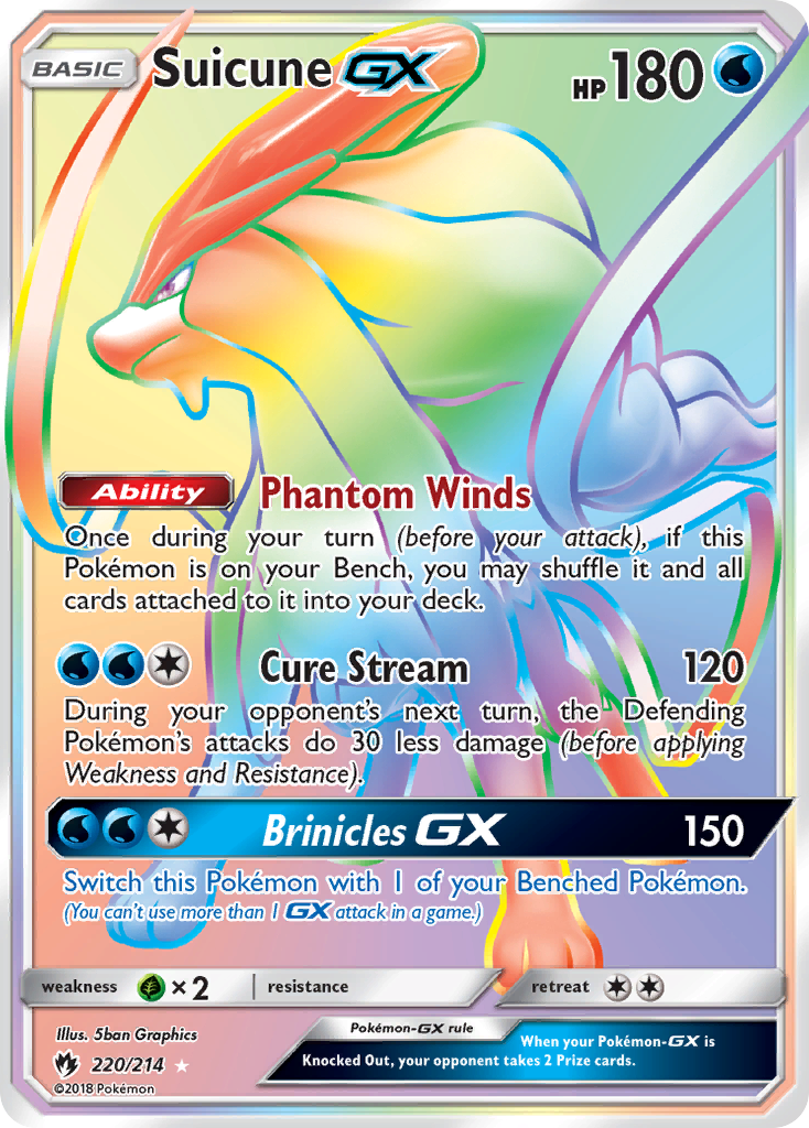 Suicune GX (Secret) (220) [SM - Lost Thunder] - Poke-Collect