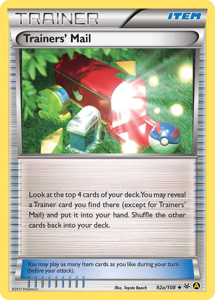 Trainers Mail (92a/108) [Alternate Art Promos] - Poke-Collect
