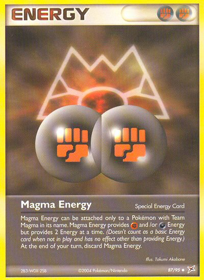 Magma Energy (87) [Team Magma vs Team Aqua] - Poke-Collect