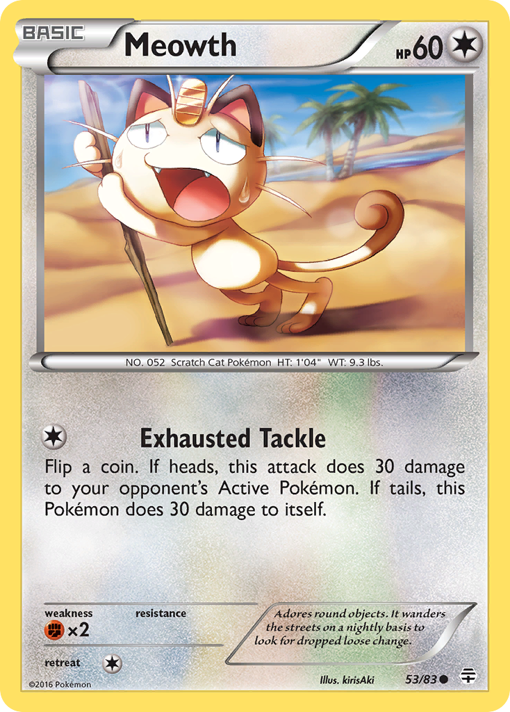 Meowth (53) [Generations] - Poke-Collect
