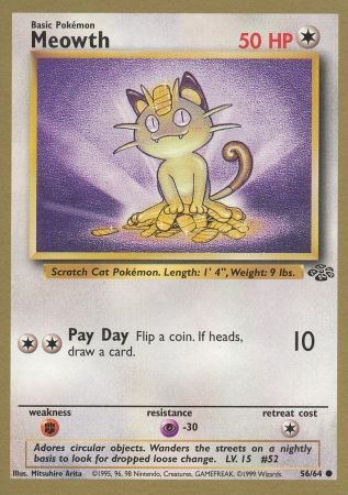 Meowth (56/64) (Gold Bordered Promo) [Jungle Unlimited] - Poke-Collect