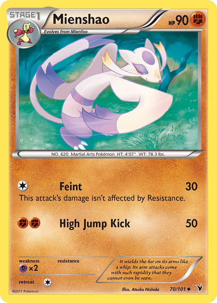 Mienshao (70) [Noble Victories] - Poke-Collect