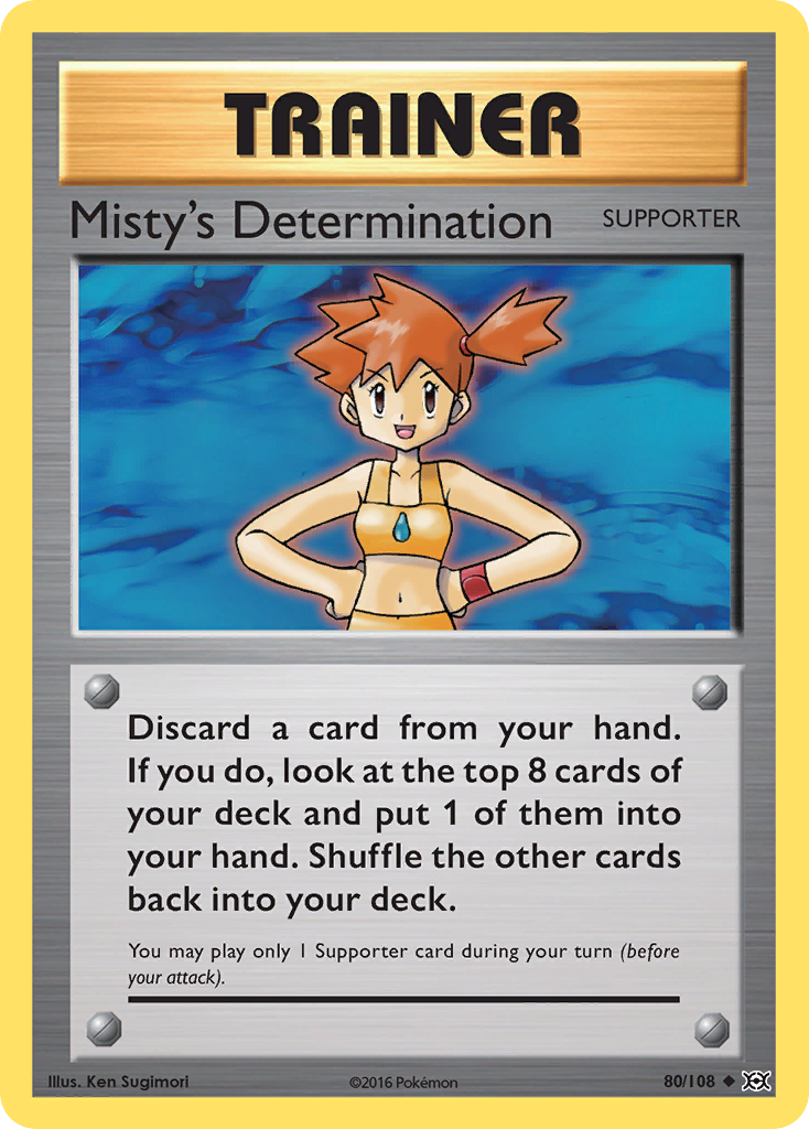 Misty's Determination (80) [XY - Evolutions] - Poke-Collect