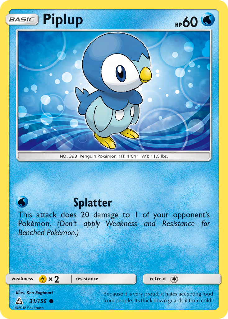 Piplup (31) (31) [SM - Ultra Prism] - Poke-Collect