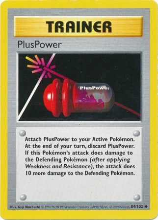 PlusPower (84/102) [Base Set (Shadowless)] - Poke-Collect