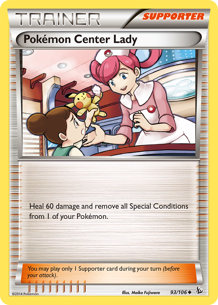 Pokemon Center Lady (93/106) [XY: Flashfire] - Poke-Collect