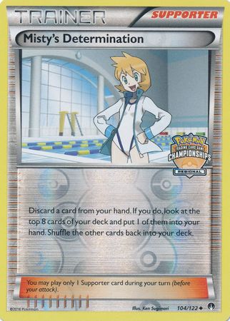 Misty's Determination (104/122) (Regional Championship Promo) [XY: BREAKpoint] - Poke-Collect