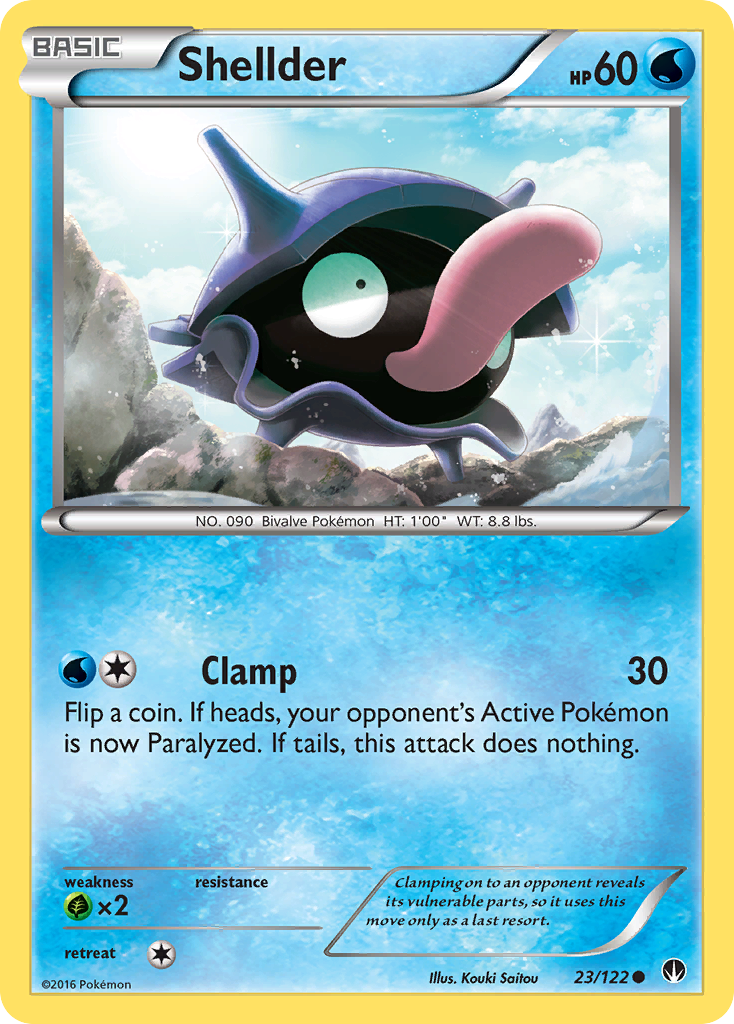 Shellder (23) (23) [XY - BREAKpoint] - Poke-Collect
