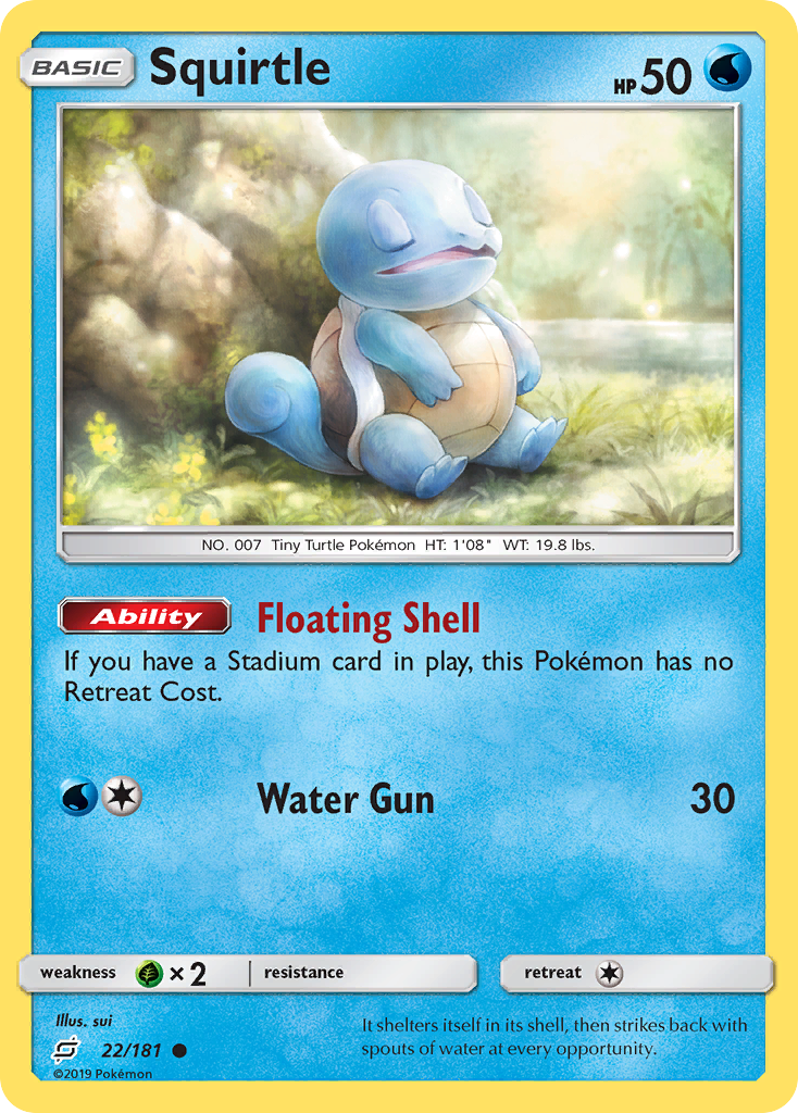Squirtle (22/181) [Sun & Moon: Team Up] - Poke-Collect
