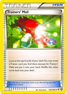 Trainers' Mail (92a/108) (Alternate Art Promo) [XY: Roaring Skies] - Poke-Collect