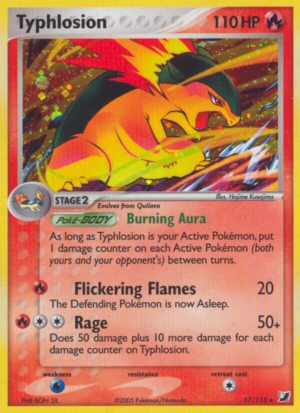 Typhlosion(17/115) (Theme Deck Exclusive) [EX: Unseen Forces] - Poke-Collect