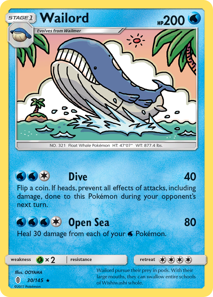 Wailord (30) [SM - Guardians Rising] - Poke-Collect