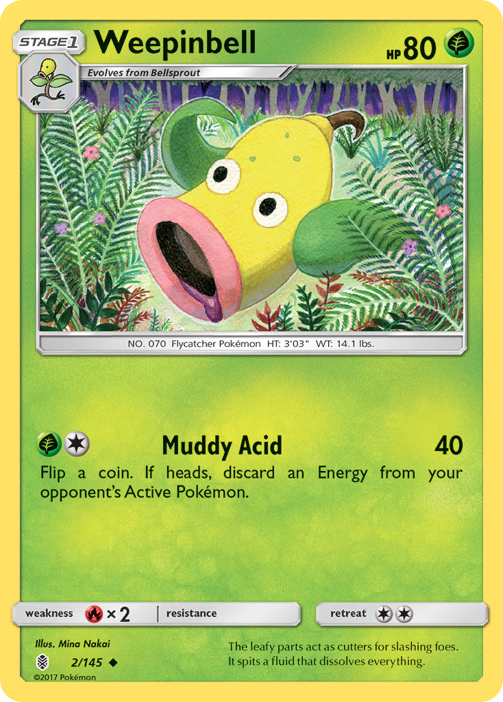 Weepinbell (2) [SM - Guardians Rising] - Poke-Collect