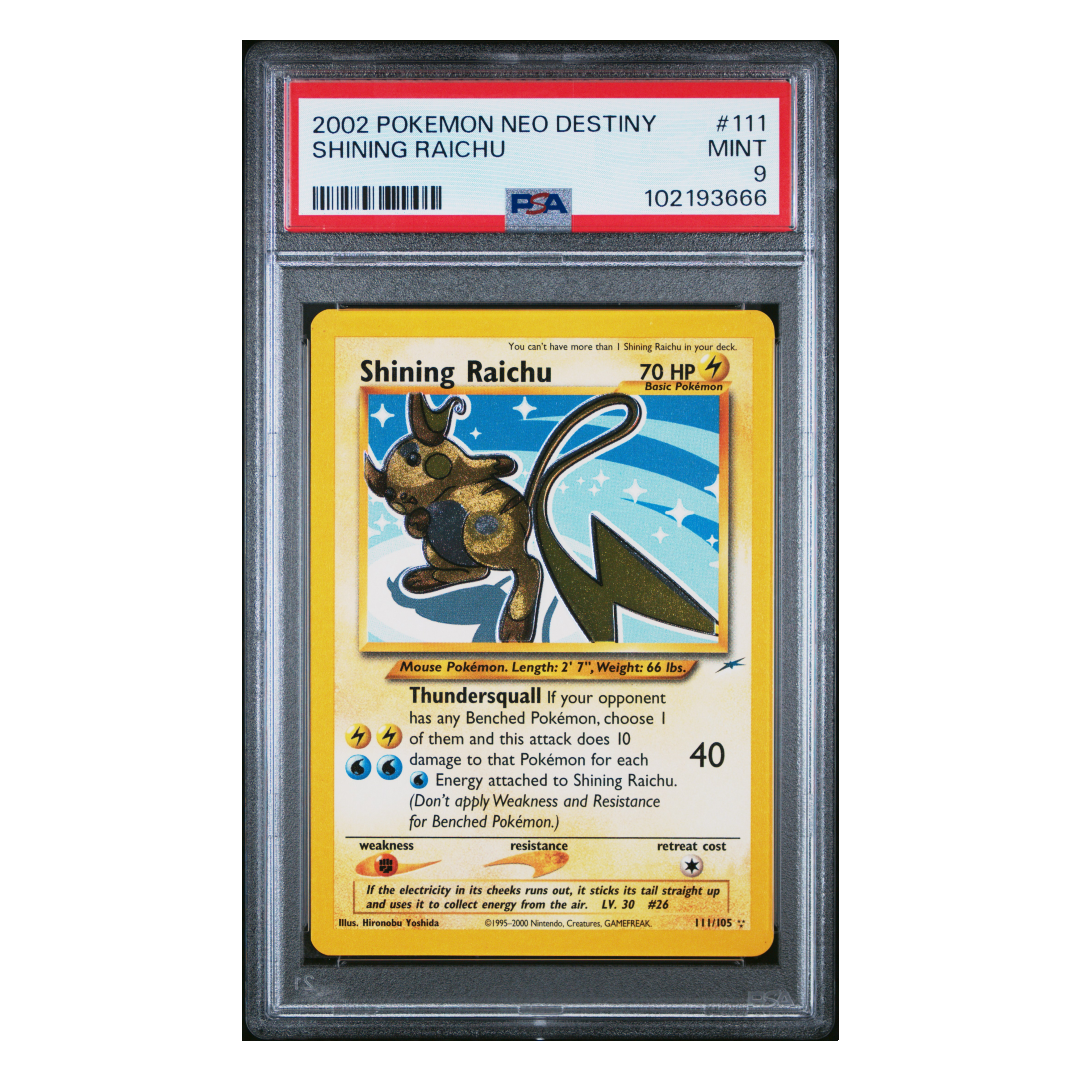 Shining Raichu Neo Destiny #111 PSA 9