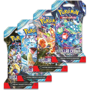 Scarlet & Violet: Stellar Crown Sleeved Booster Pack Bundle (Set of 4)