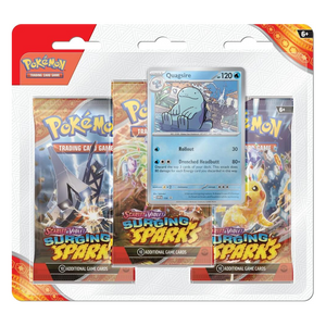 Scarlet & Violet: Surging Sparks 3 Pack Blisters [Quagsire]