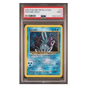 Suicune Holo Neo Revelation #14 PSA 9