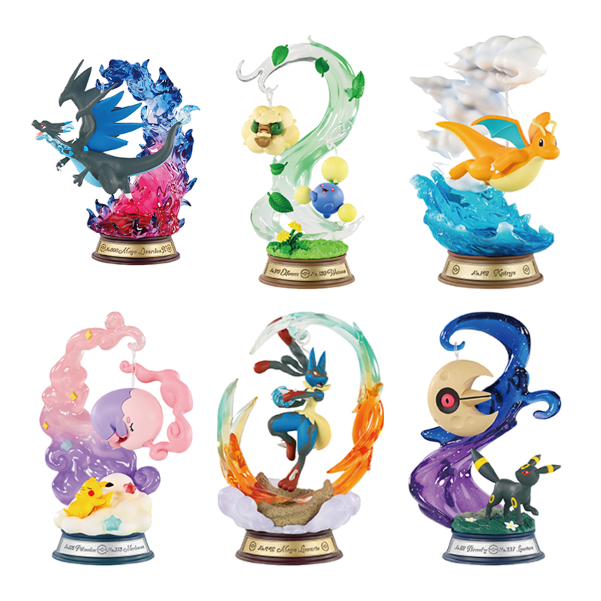 Pokemon Swing Vignette Blind Box - all 6 figures in the set