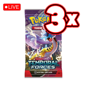 Temporal Forces 3x Booster Pack Bundle - LIVE BREAK