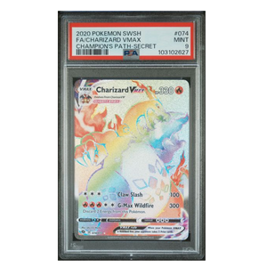 Charzard VMAX Champions Path #074 PSA 9