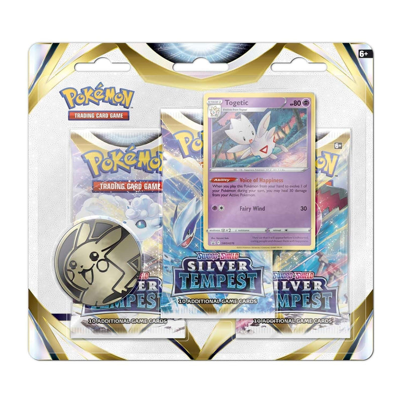 Sword & Shield: Silver Tempest - 3-Pack Blisters (Togetic) - Poke-Collect