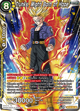 Trunks, Might Born of Hope [BT13-101] - Poke-Collect