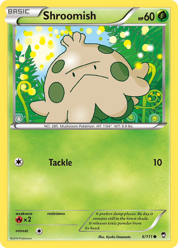 Shroomish (6) [XY - Furious Fists] - Poke-Collect