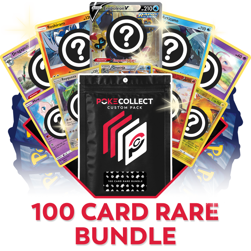 100 Card Rare Bundle - Poke-Collect