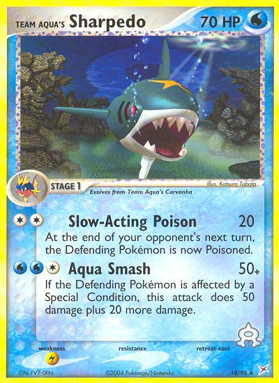 Team Aqua's Sharpedo (18) (18) [Team Magma vs Team Aqua] - Poke-Collect
