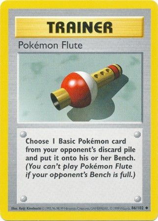 Pokemon Flute (86/102) [Base Set Shadowless Unlimited] - Poke-Collect