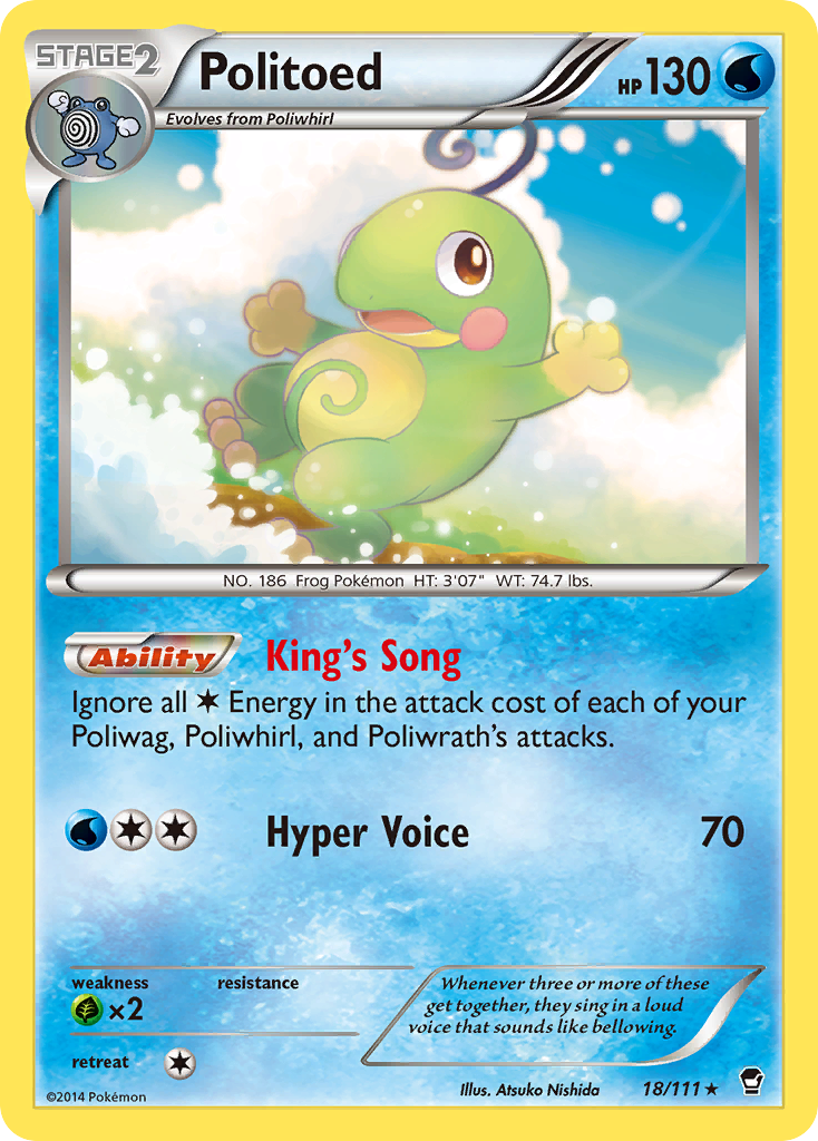 Politoed (18) [XY - Furious Fists] - Poke-Collect