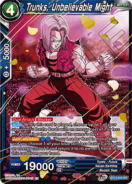 Trunks, Unbelievable Might [BT13-042] - Poke-Collect