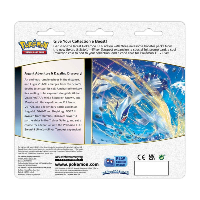 Sword & Shield: Silver Tempest - 3-Pack Blisters (Manaphy) - Poke-Collect