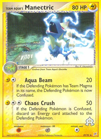 Team Aqua's Manectric (29) (29) [Team Magma vs Team Aqua] - Poke-Collect
