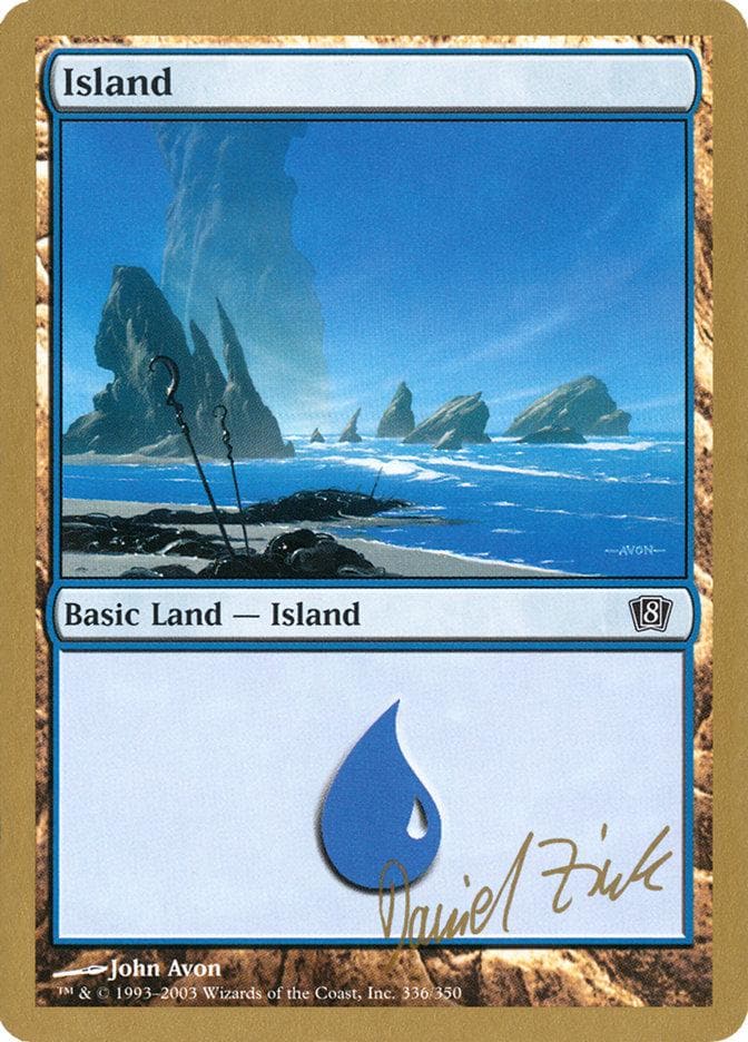 Island (dz336) (Daniel Zink) [World Championship Decks 2003] - Poke-Collect