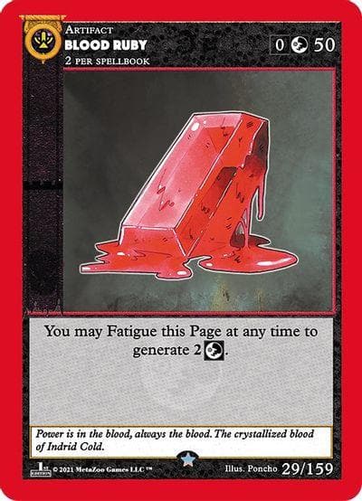 Blood Ruby [Cryptid Nation First Edition] - Poke-Collect