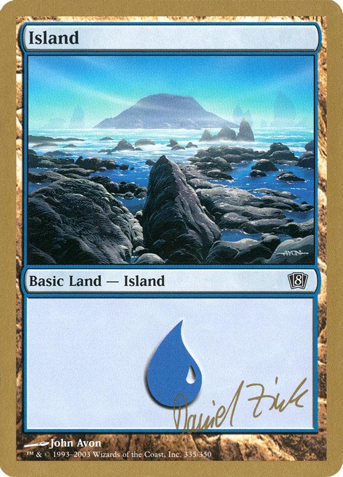 Island (dz335) (Daniel Zink) [World Championship Decks 2003] - Poke-Collect