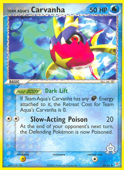 Team Aqua's Carvanha (25) (25) [Team Magma vs Team Aqua] - Poke-Collect