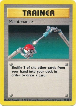 Maintenance (83/102) [Base Set] - Poke-Collect
