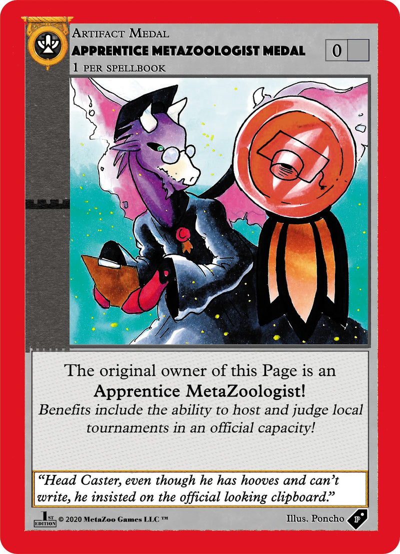 Apprentice Metazoologist Medal [Medals] - Poke-Collect