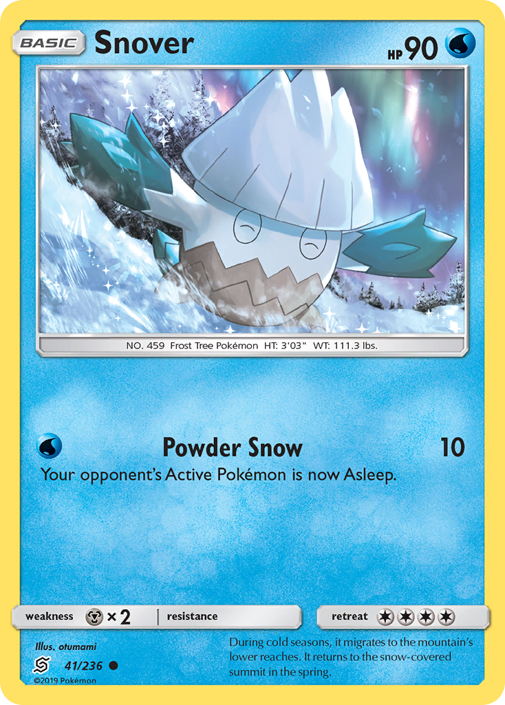 Snover (41/236) [Sun & Moon: Unified Minds] - Poke-Collect