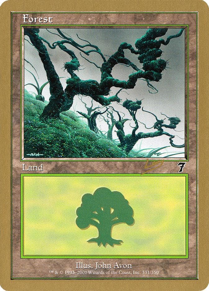 Forest (rl331) (Raphael Levy) [World Championship Decks 2002] - Poke-Collect