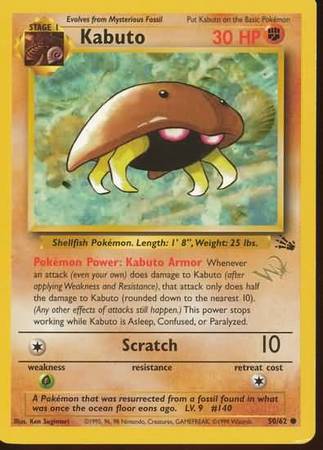 Kabuto (50/62) (W Stamped Promo) [Fossil Unlimited] - Poke-Collect