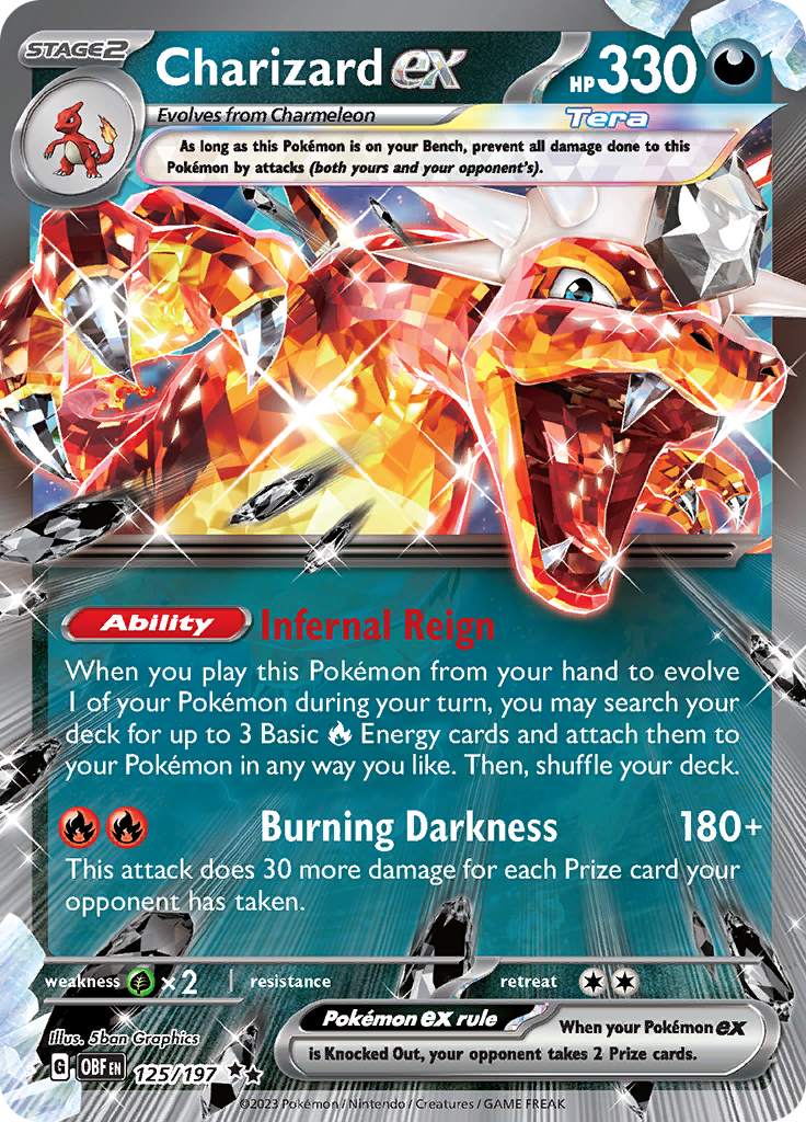 Charizard ex (125/197) [Scarlet & Violet: Obsidian Flames] - Poke-Collect