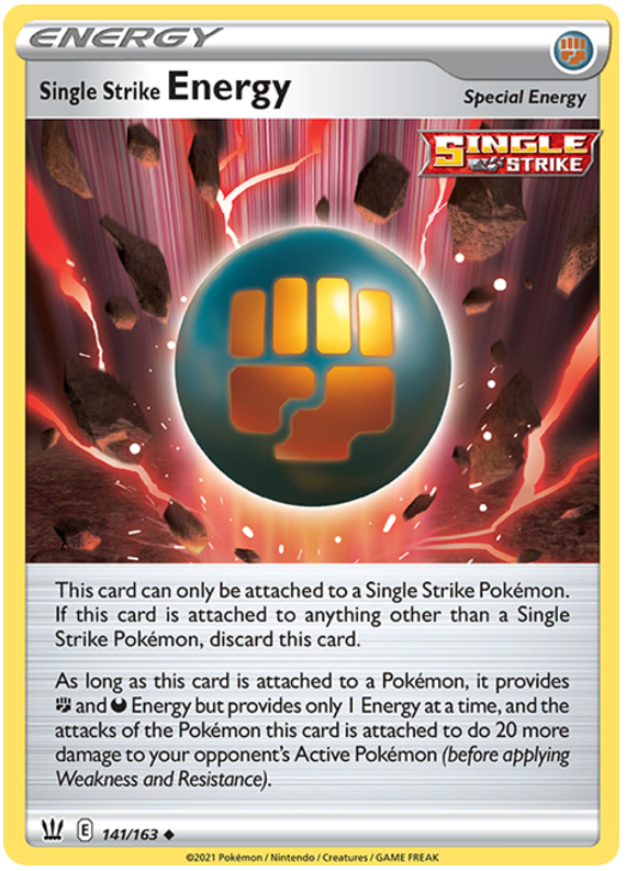 Single Strike Energy (141/163) [Sword & Shield: Battle Styles] - Poke-Collect