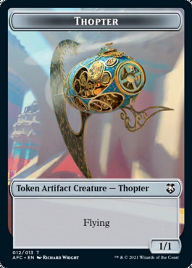 Thopter // Treasure Double-sided Token [Dungeons & Dragons: Adventures in the Forgotten Realms Commander Tokens] - Poke-Collect