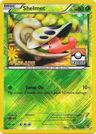 Shelmet (8/111) (League Promo 4th Place) [XY: Furious Fists] - Poke-Collect