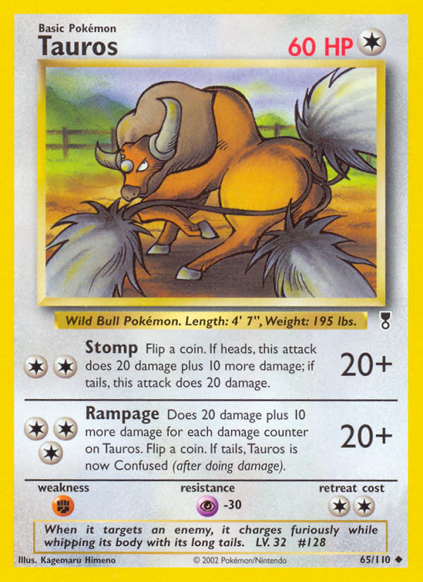 Tauros (65) [Legendary Collection] - Poke-Collect
