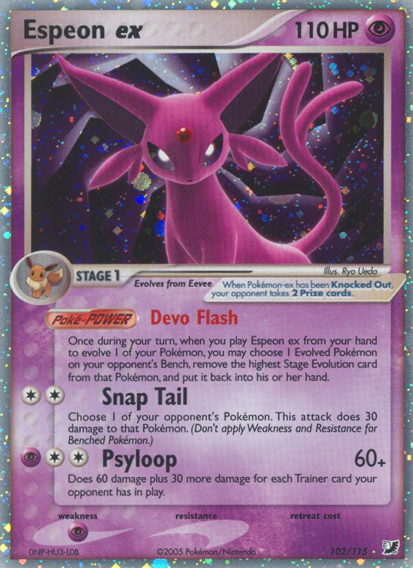Espeon ex (102) [Unseen Forces] - Poke-Collect