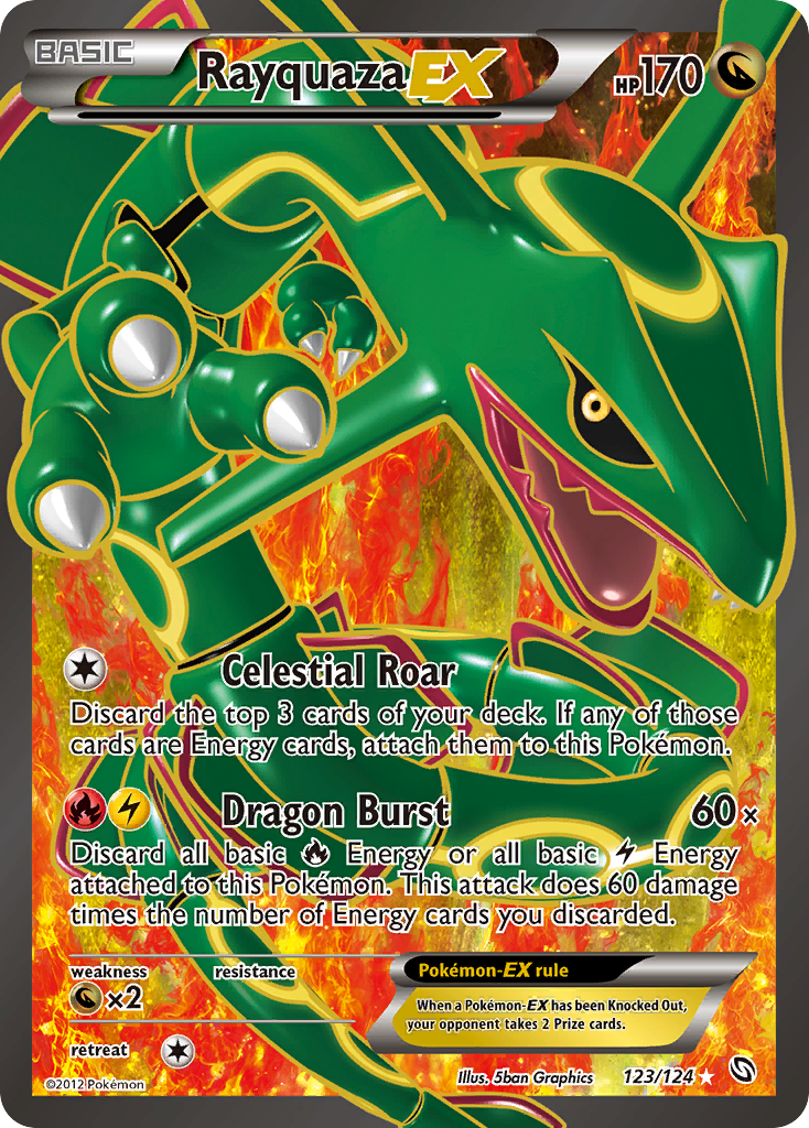 Rayquaza EX (123 Full Art) (123) [Dragons Exalted] - Poke-Collect